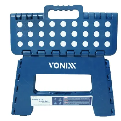 Banqueta Dobrável Plástica 31x22cm Vonixx