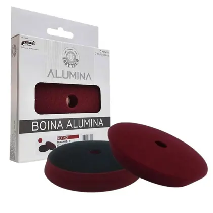 Boina de Espuma Alumina Bordô Refino 5" Easytech