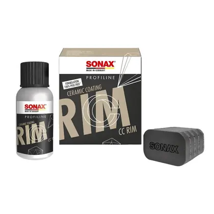 CC Rim Sonax Coating Cerâmico Profiline para Rodas 50ml Kit com 4 Aplicadores
