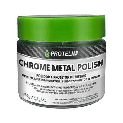 Chrome Metal Polish Polidor de Metais 150g - Protelim