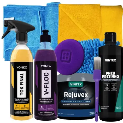 Kit Lavagem Básica de Moto Vonixx