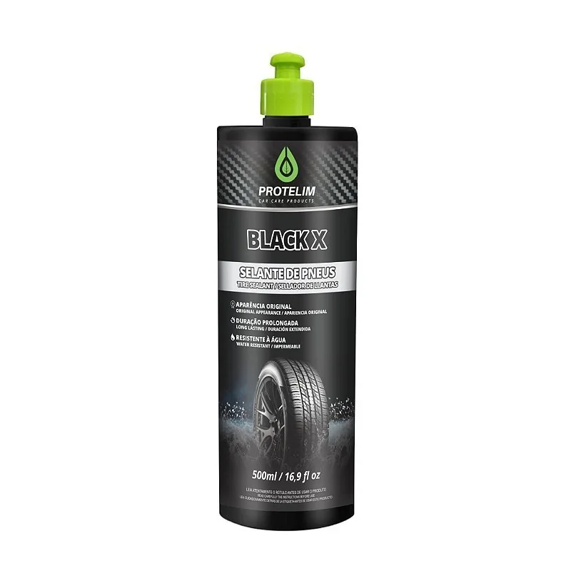 Black X Selante para Pneus 500ml - Protelim
