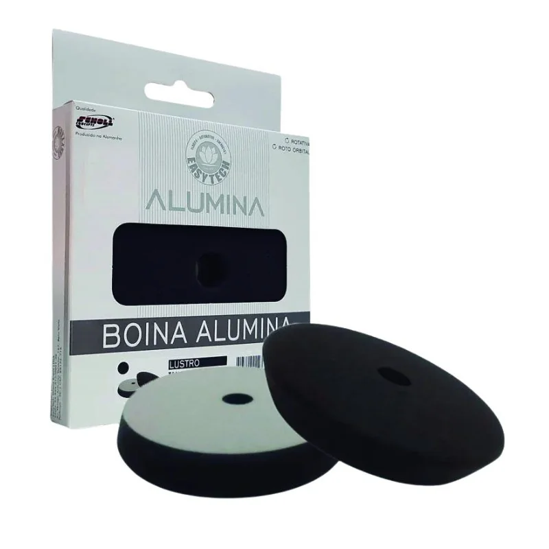 Boina de Espuma Alumina Preta Lustro 5" Easytech