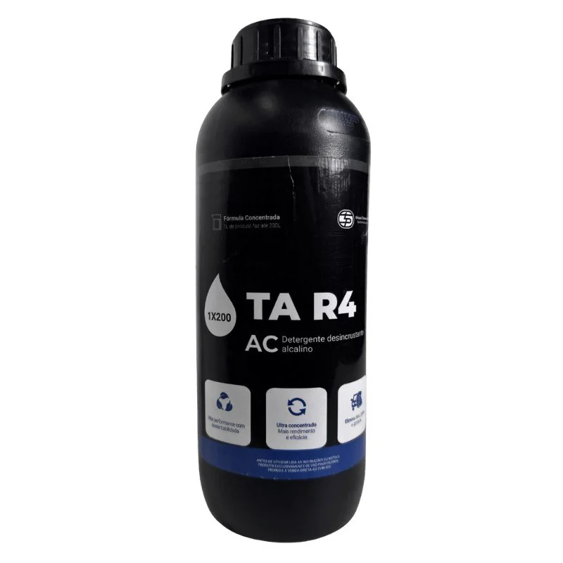 TA R4 AC Detergente Desincrustante Alcalino 1:200 1L Teixeira Pinto
