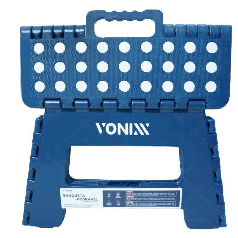 Banqueta Dobrável Plástica 31x22cm Vonixx — produto para estética automotiva