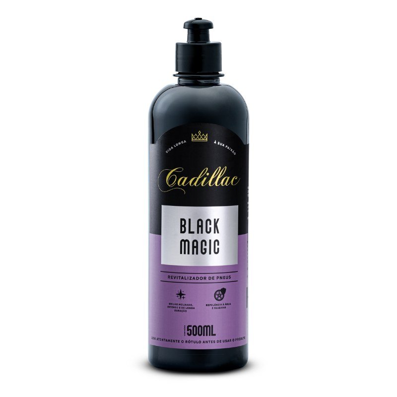 Black Magic Revitalizador de Pneus Cadillac 500ml — produto para estética automotiva