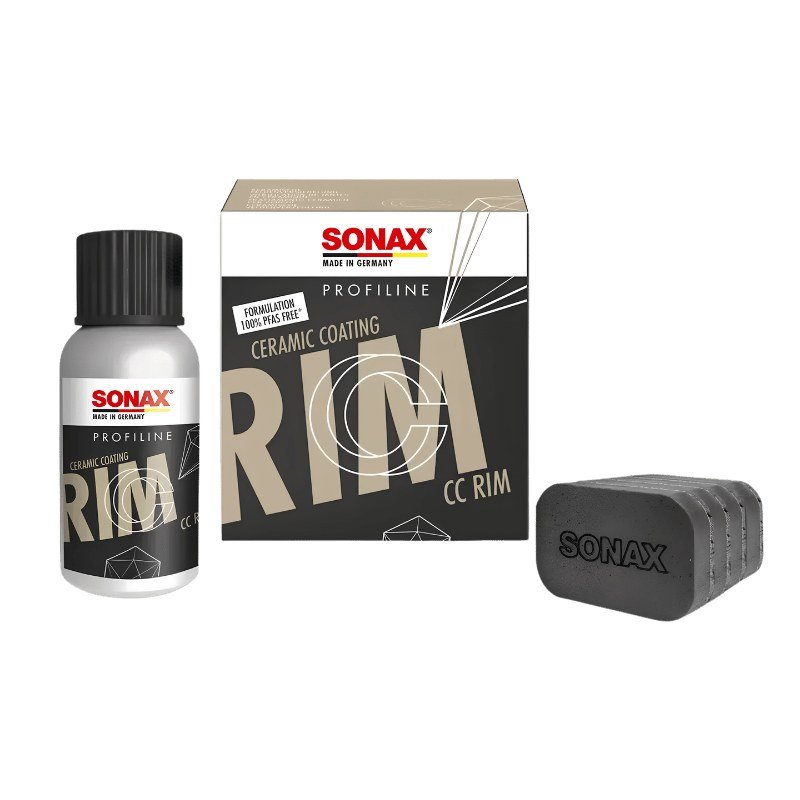 CC Rim Sonax Coating Cerâmico Profiline para Rodas 50ml Kit com 4 Aplicadores — produto para estética automotiva