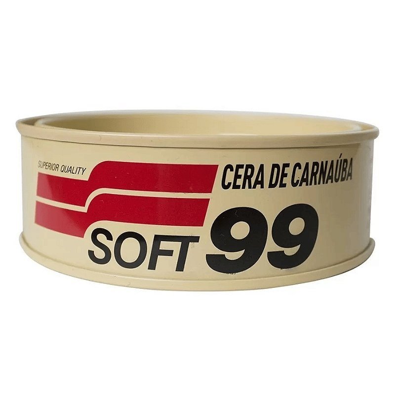 Cera de Carnaúba All Colors 100g Soft99 — produto para estética automotiva