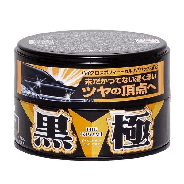 Cera Extreme Gloss Black Carnaúba + Sintética Soft99 200g — produto para estética automotiva