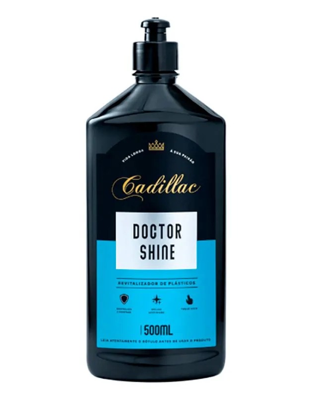 Doctor Shine Revitalizador de Plásticos 500ml — produto para estética automotiva