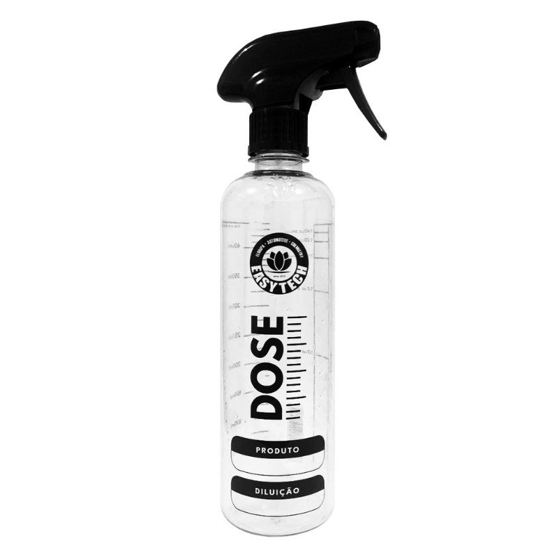 Dose Frasco Diluidor com Gatilho 500ml Easytech — produto para estética automotiva
