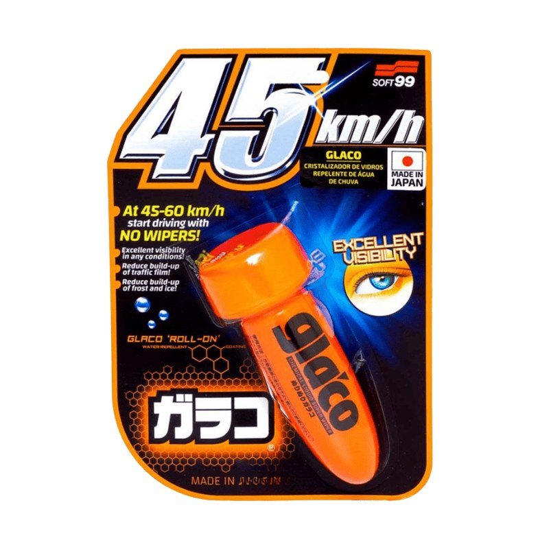 Glaco Repelente de Água de Chuva 75ml Soft99 — produto para estética automotiva