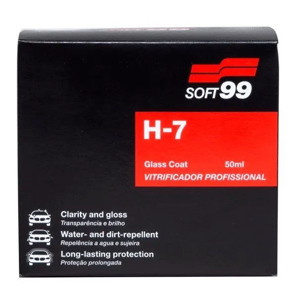 H7 Vitrificador de Pintura Soft99 Glass Coat 50ml — produto para estética automotiva
