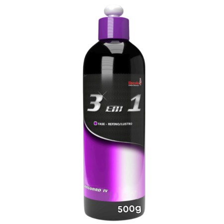 Polidor 3 em 1 Lincoln 500g — produto para estética automotiva