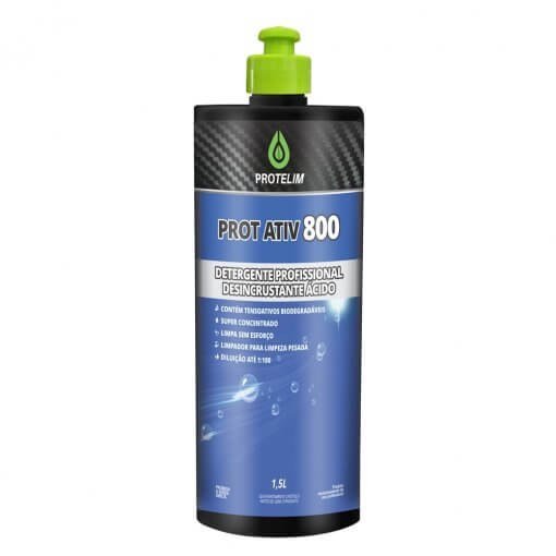 Prot Ativ 800 Desincrustante Ácido 1,5L - Protelim — produto para estética automotiva
