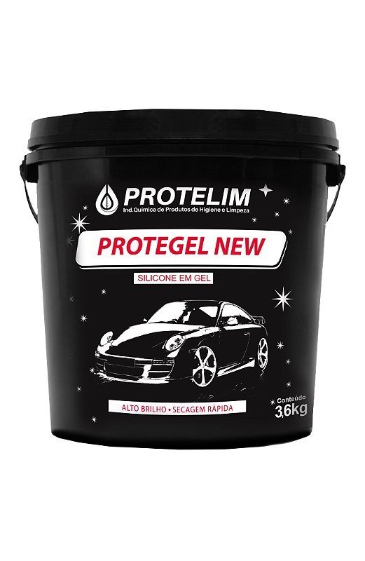 Protegel New Pretinho em Gel 3,6Kg - Protelim — produto para estética automotiva