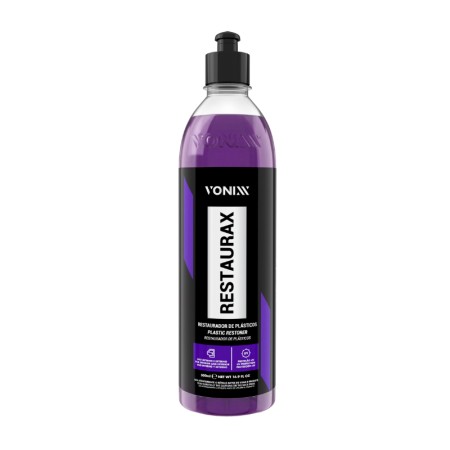 Restaurax Restaurador de Plásticos 500ml Vonixx — produto para estética automotiva