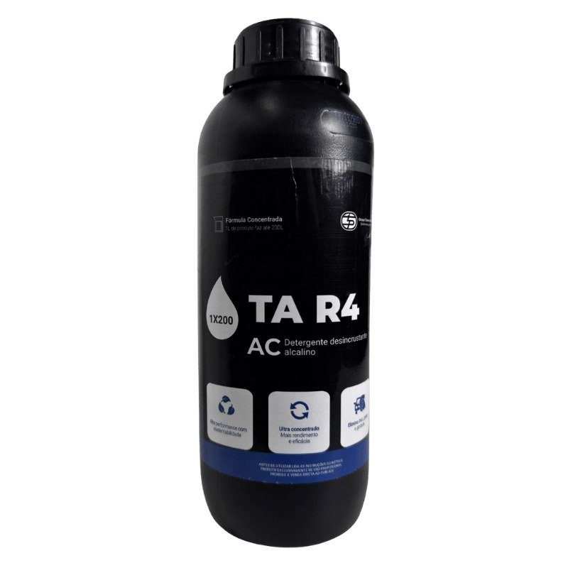 TA R4 AC Detergente Desincrustante Alcalino 1:200 1L Teixeira Pinto — produto para estética automotiva