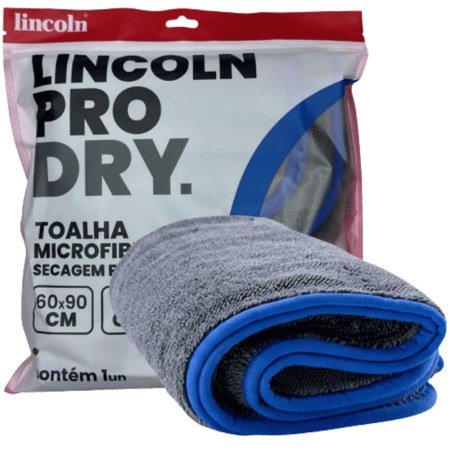 Toalha de Secagem Pro Dry 60x90cm Lincoln — produto para estética automotiva